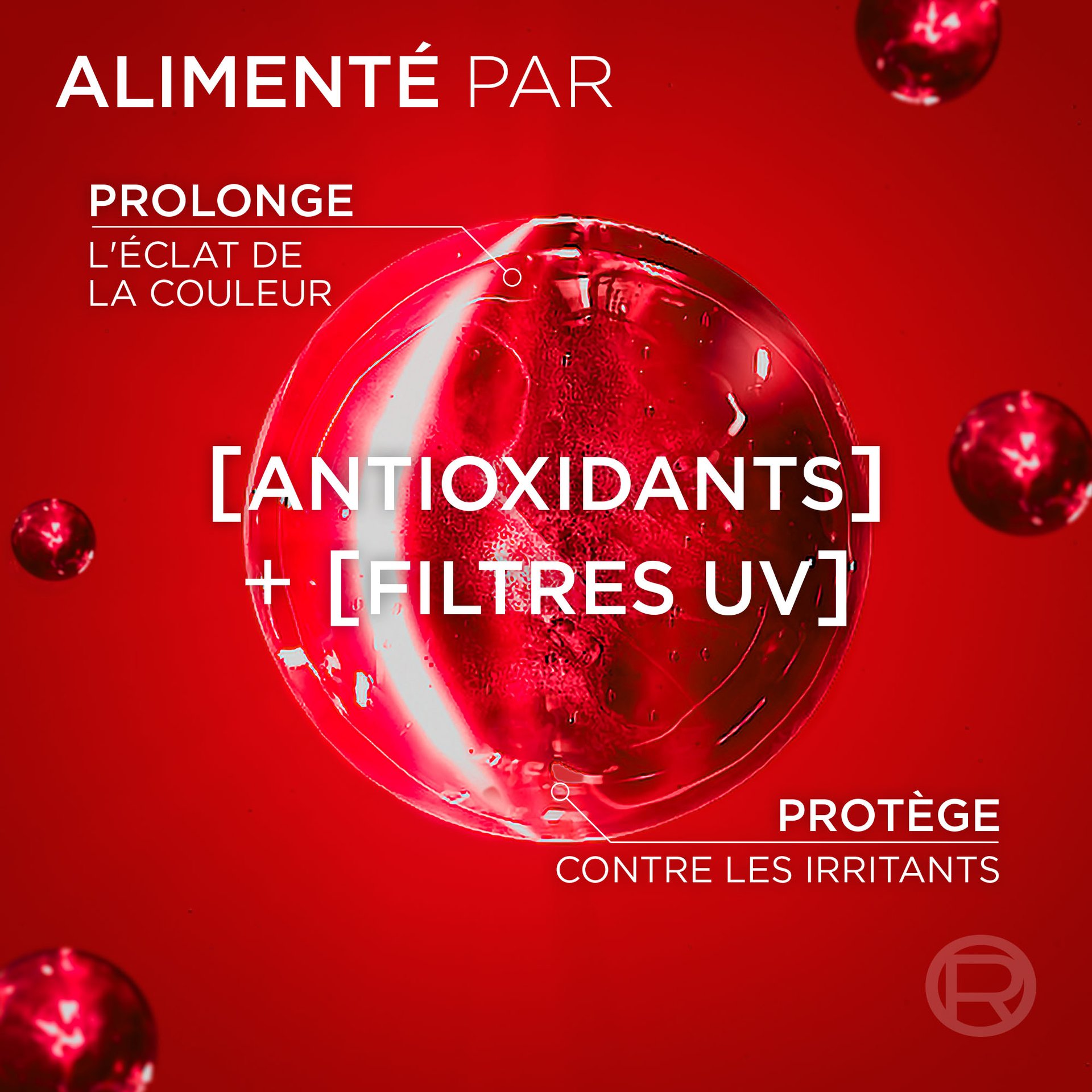 Color radiance prolonge l'éclat de la couleur et protége les irritants grâce aux antioxidants et les filtres UV